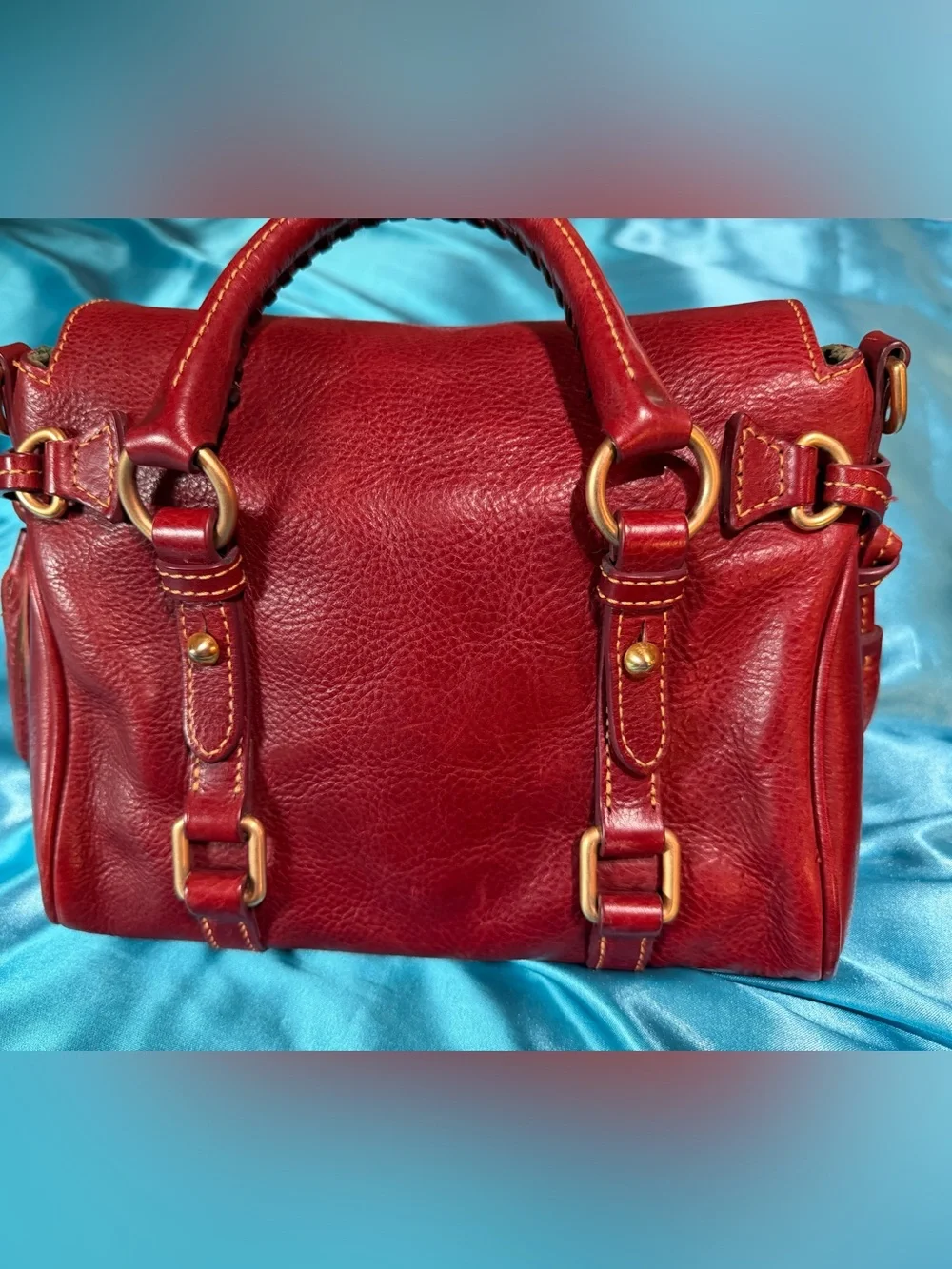 Dooney & Bourke Florentine Micro Satchel in Bordeaux